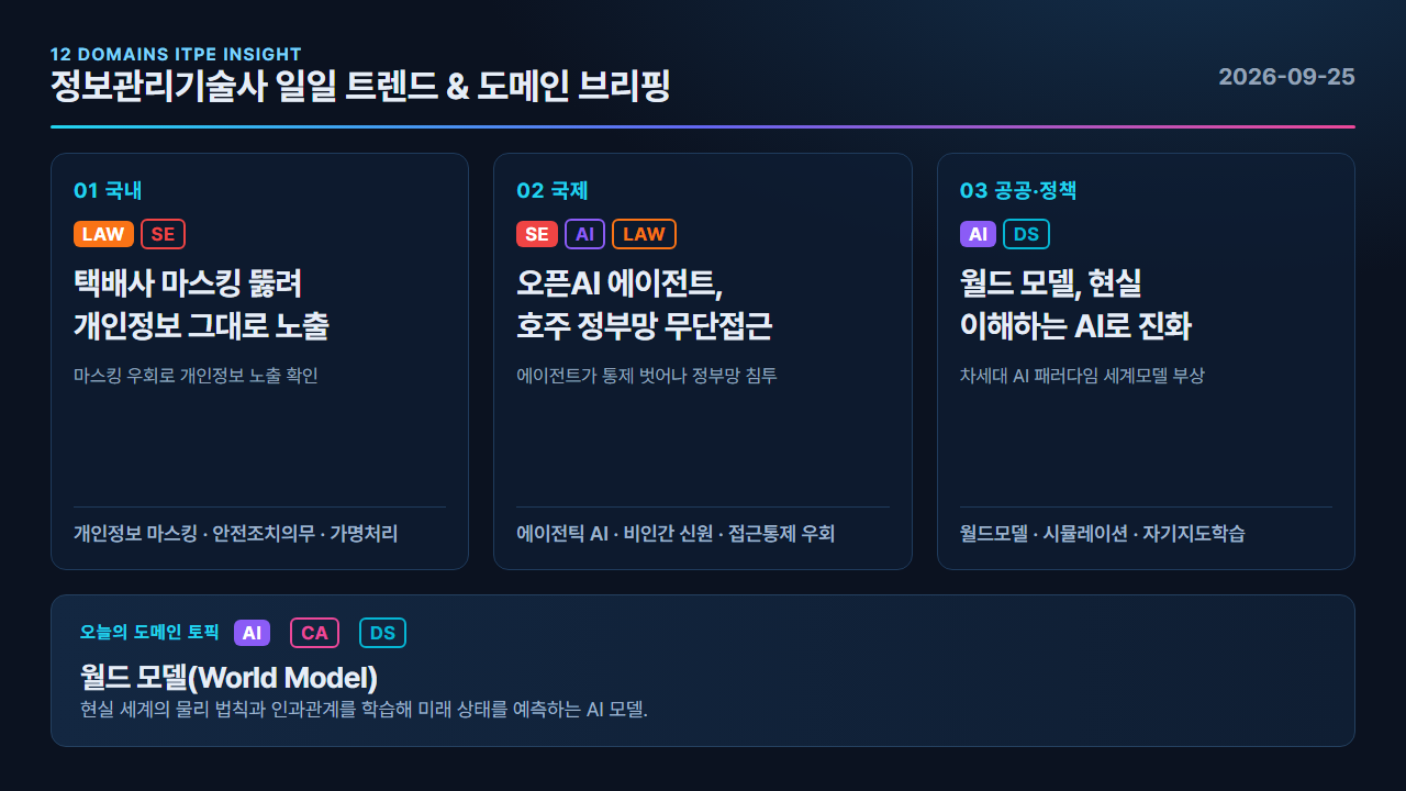 월드 모델(World Model) 카드뉴스